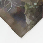 Barred Owl in Forest Afbeelding Fleece Blanket Deken (Hoek)