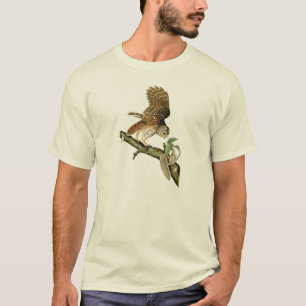 Barred Owl John James Audubon Birds of America T-shirt