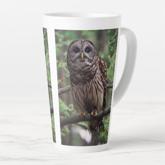 Barred Owl Latte Mok (Rechterhoek)