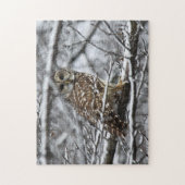 Barred Owl Legpuzzel (Verticaal)