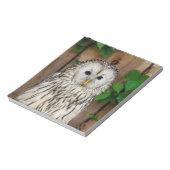 Barred Owl Notitieblok (Gedraaid)