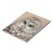 Barred Owl Notitieblok (Gedraaid)