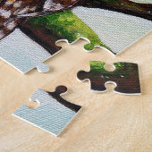 Barred Owl Painting Legpuzzel (Zijkant)