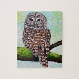 Barred Owl Painting Legpuzzel
