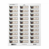 Barred Owl Return Address Labels (Full Sheet)