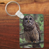 Barred Owl Sleutelhanger (Voorkant)