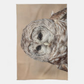 Barred Owl Theedoek (Verticaal)