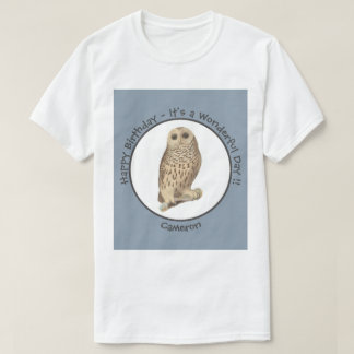 Barred Owl - Verjaardag of ander feestthema evenem T-shirt