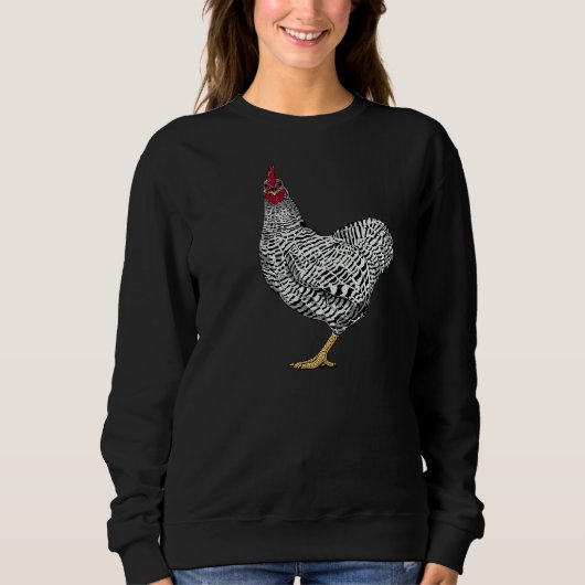 Barred Rock Chicken Trui (Voorkant)