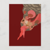 Barred-Rock Hen Briefkaart (Voorkant)