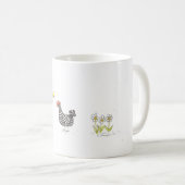 Barred Rock Hen en Butterfly Classic Mok (Voorkant rechts)