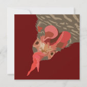 Barred-Rock Hen Kaart (Voorkant)