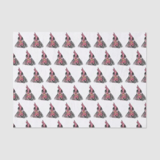 Barred Rock Tissue Paper Tissuepapier (Voorkant)