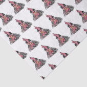 Barred Rock Tissue Paper Tissuepapier (Detail)