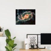 Barred Spiral Galaxy Poster (Thuiskantoor)
