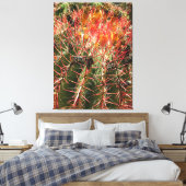 Barrel Cactus Canvas Afdruk (Insitu (Slaapkamer))