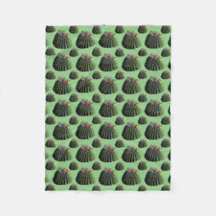 Barrel Cactus Fleece Blanket Deken