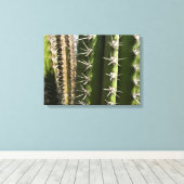 Barrel Cactus II Desert Natuur Foto Canvas Afdruk (Insitu (Houten vloer))