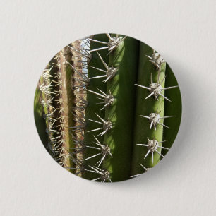 Barrel Cactus II Desert Natuur Foto Ronde Button 5,7 Cm
