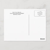 Barrel Cactus Roosting Briefkaart (Achterkant)