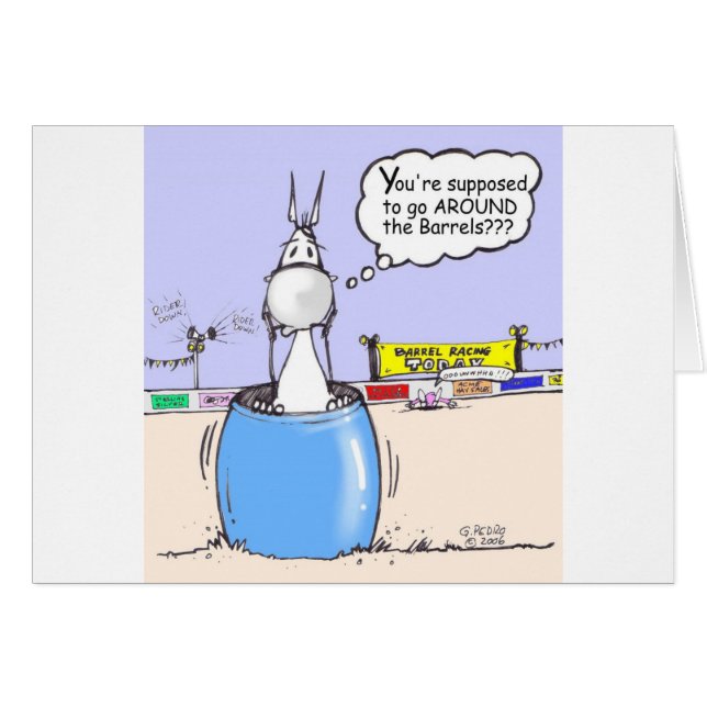 Barrel Racer (Voorkant Horizontaal)