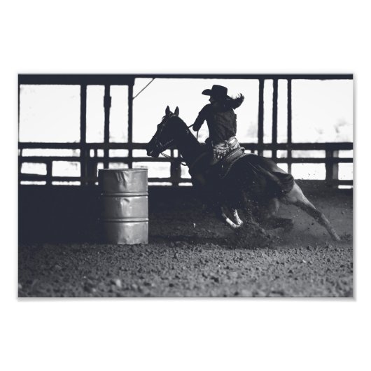 Barrel Racer — Foto Afdruk (Voorkant)