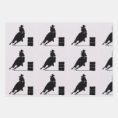 Barrel Racer Inpakpapier Vel (Voorkant 3)