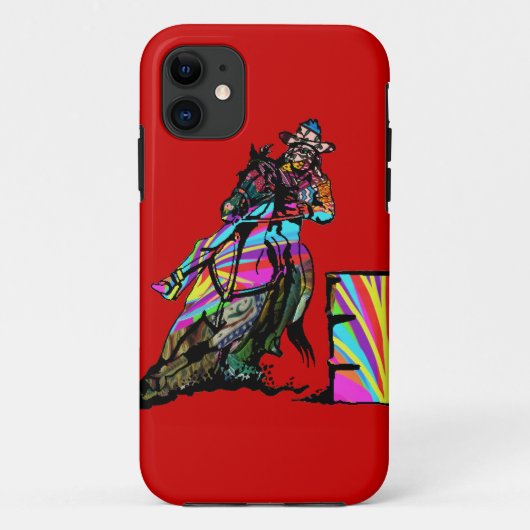 Barrel Racer Iphone cover (Achterkant)