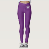 "Barrel Racer"-Leggings met White B&BE-Logo Leggings (Voorkant)