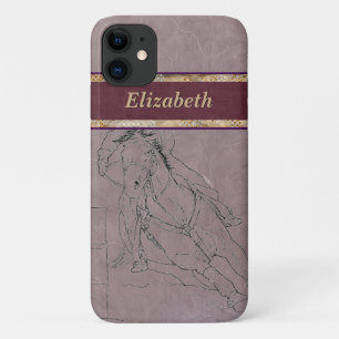 Barrel Racer (Mauve) iPhone 11 Hoesje