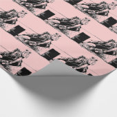 Barrel Racer op het hart Cadeaupapier (Hoek)