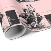 Barrel Racer op het hart Cadeaupapier (Rol Hoek)