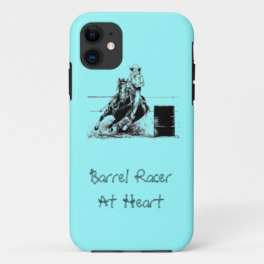 Barrel Racer op het hart Case-Mate iPhone Case (Achterkant)
