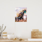 Barrel Racer Poster (Keuken)