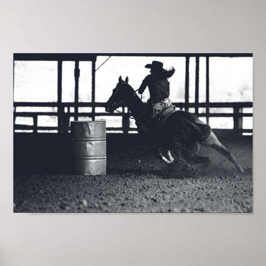 Barrel Racer — Poster (Voorkant)