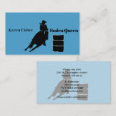 Barrel Racer Visitekaartje (Voorkant / Achterkant)