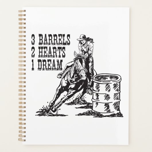 Barrel Racing 3 Barrels 2 Hearts 1 Dream (Devant)