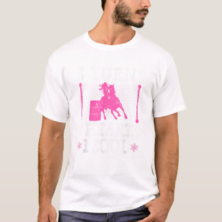 Barrel Racing 3 draait 2 Harten 1 Soul Rodeo Barre T-shirt