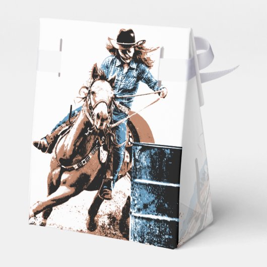 Barrel Racing Bedankdoosjes (Achterkant)