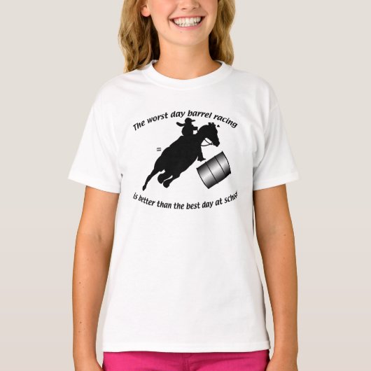 Barrel Racing - BR V School T-shirt (Voorkant)