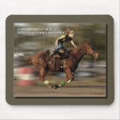 Barrel Racing - BR V Work Muismat (Voorkant)
