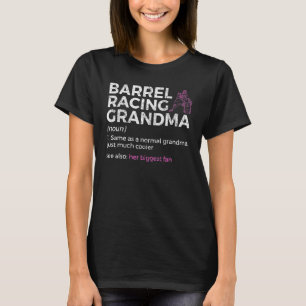 Barrel Racing Grootma Haar grootste paardenpestrac T-shirt