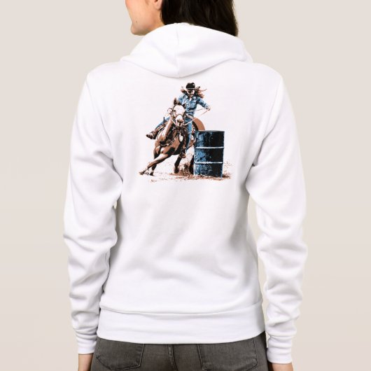 Barrel Racing Hoodie (Achterkant)
