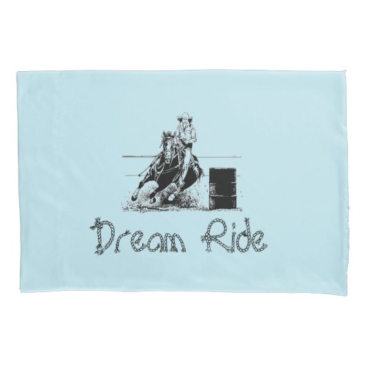 Barrel Racing Horse & Rider - Dream Ride Kussensloop (Voorkant)