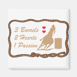 Barrel Racing Magneet