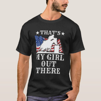 Barrel Racing Pa, dat is mijn Amerikaanse vlag T-shirt