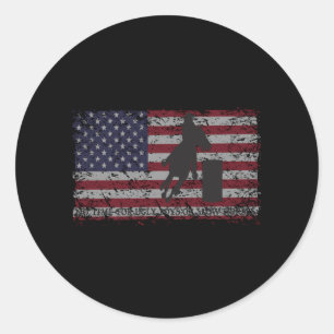 Barrel Racing Paardenrennen en Rodeo Ronde Sticker