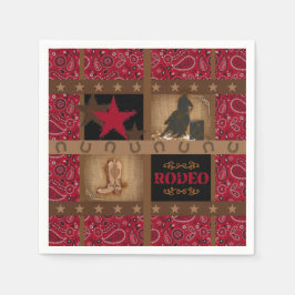 BARREL RACING PAISLEY BARREL RACER DECOUPAGE PAPIE SERVET