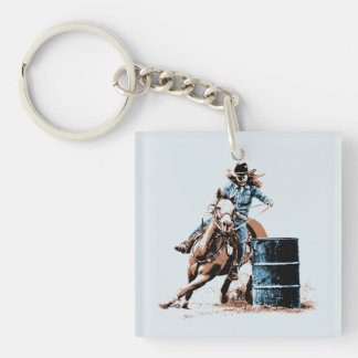 Barrel Racing Sleutelhanger