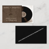 Barres+Beats=Traces cartes de visite (Devant / Derrière)